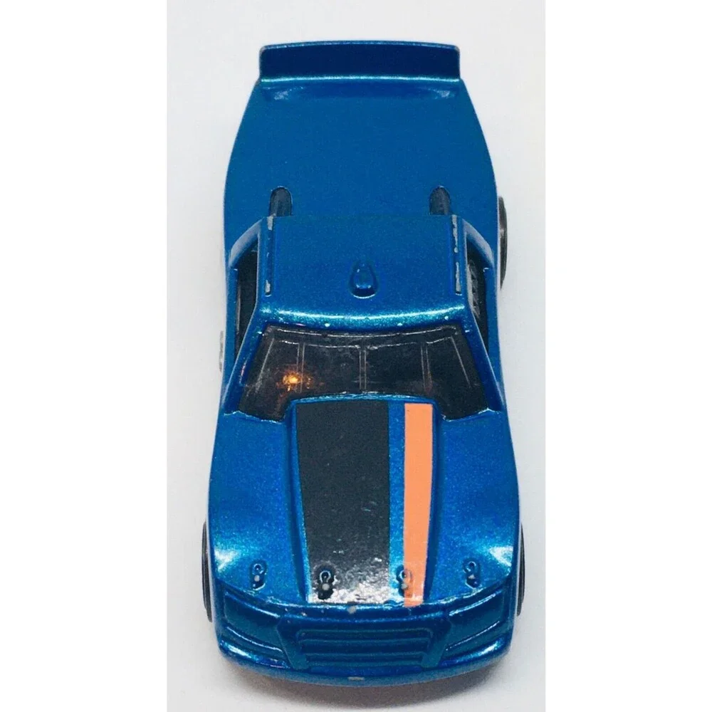 Circle Trucker Hot Wheels 2010 Blue Orange Tony DeBerry Race Car 20 Mattel H35